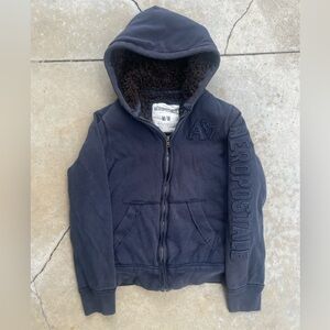Aeropostale A87 fur lined jacket